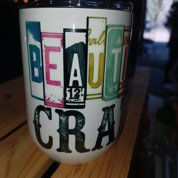 Beautiful crazy wine tumbler - Picture 2 of 3